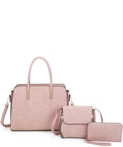 Fashion Top Handle 3-in-1 Satchel LF22508T3 PINK